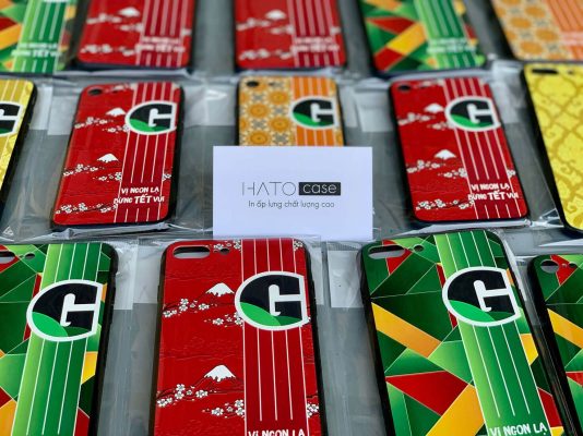 ốp điện thoại in logo công ty
