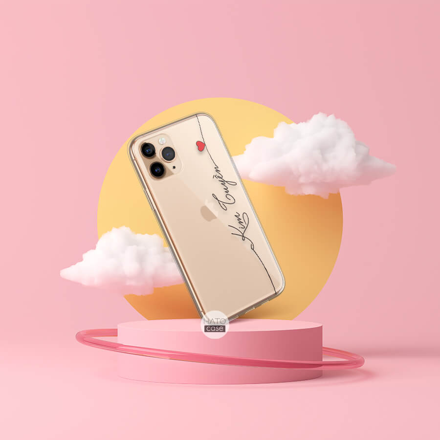 tự thiết kế ốp lưng in chữ ký