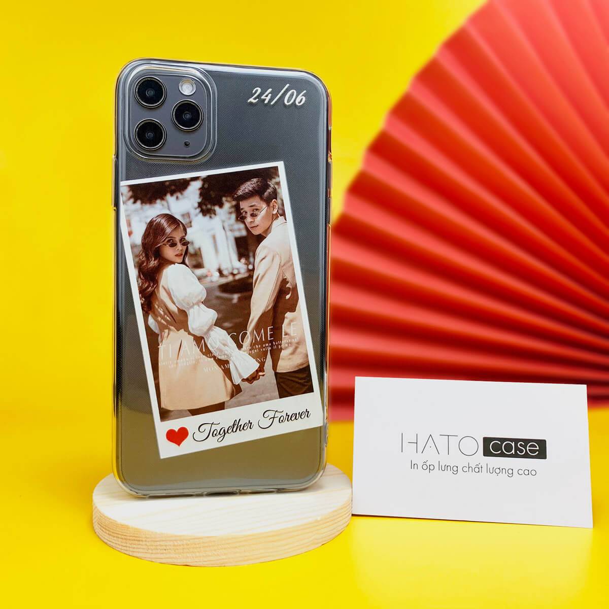 làm ốp lưng silicon dẻo trong in hình