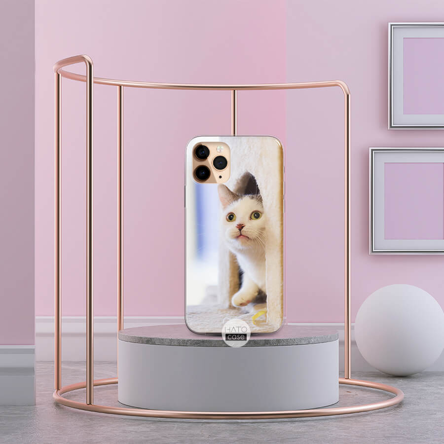 in ốp điện thoại hình mèo theo yêu cầu