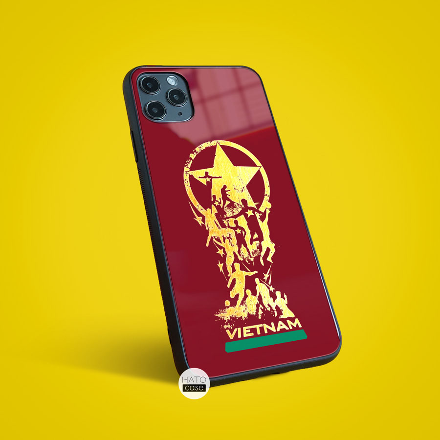 ốp điện thoại mặt kính ép kim