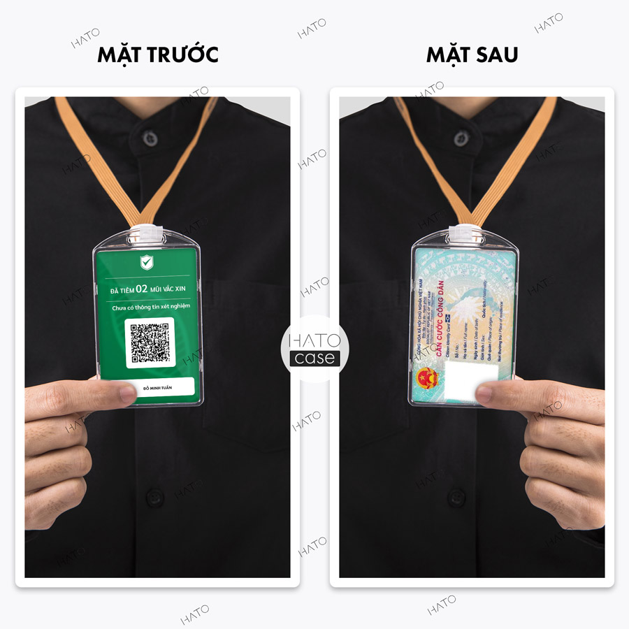 In thẻ nhận diện tiêm vaccine