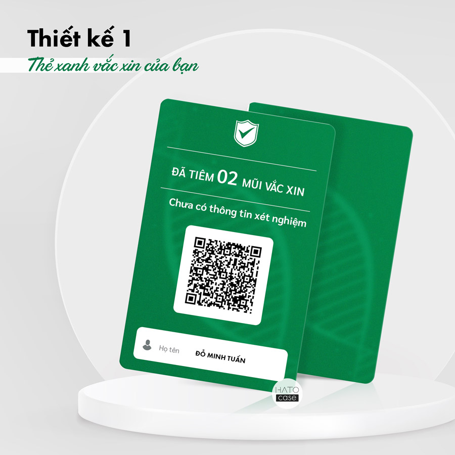 In thẻ nhận diện luồng xanh