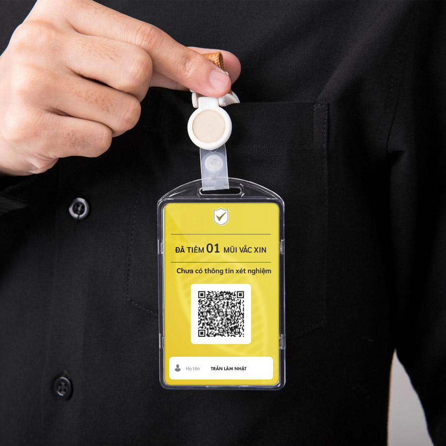 In thẻ vàng Covid