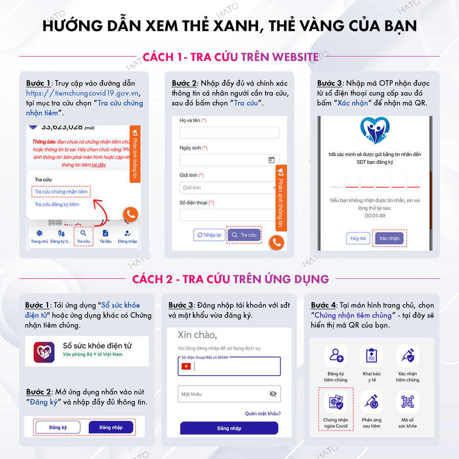 Ốp lưng chứng nhận tiêm vắc xin