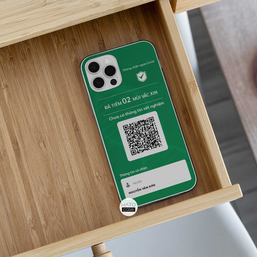 Ốp lưng điện thoại in mã QR code