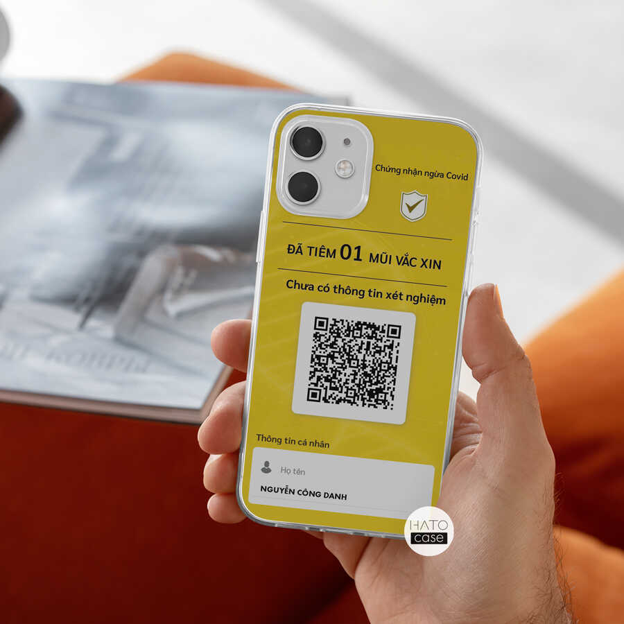 Ốp lưng điện thoại in mã QR code