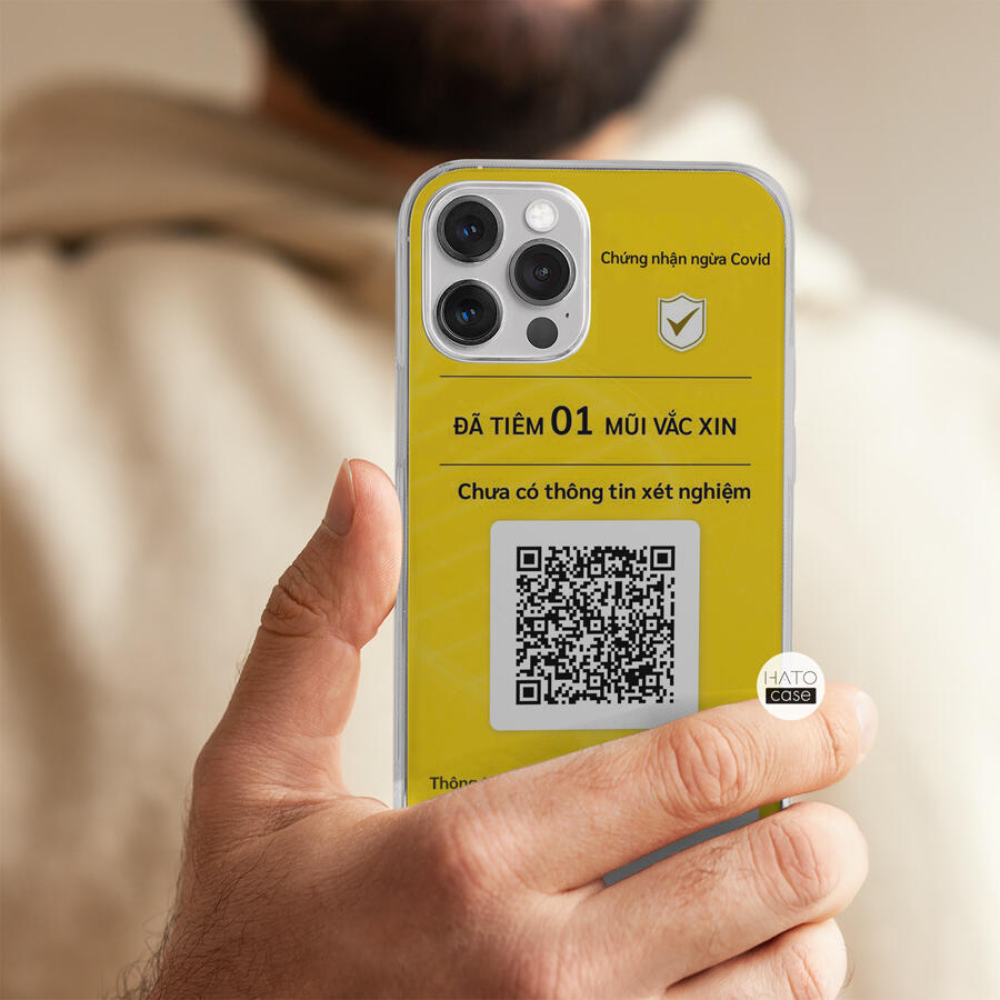 In mã QR code lên ốp lưng