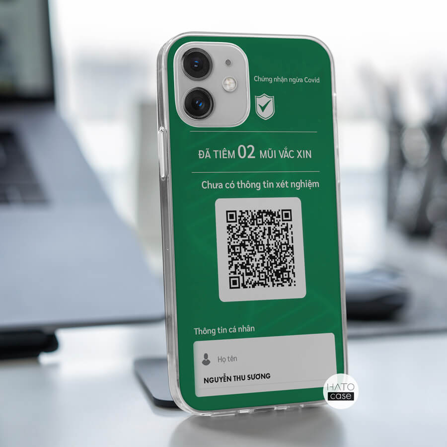 Ốp lưng thẻ xanh Covid