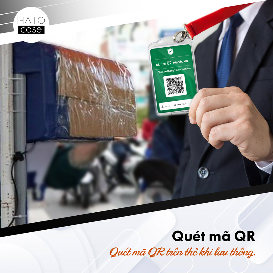 Thẻ xanh in mã QR Code