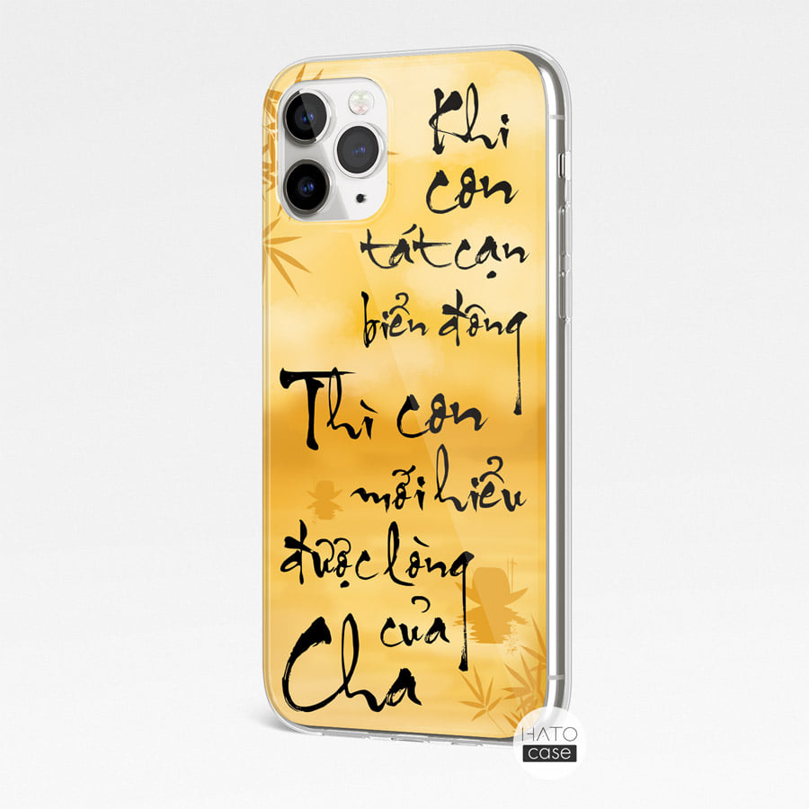 Ốp in chữ thư pháp