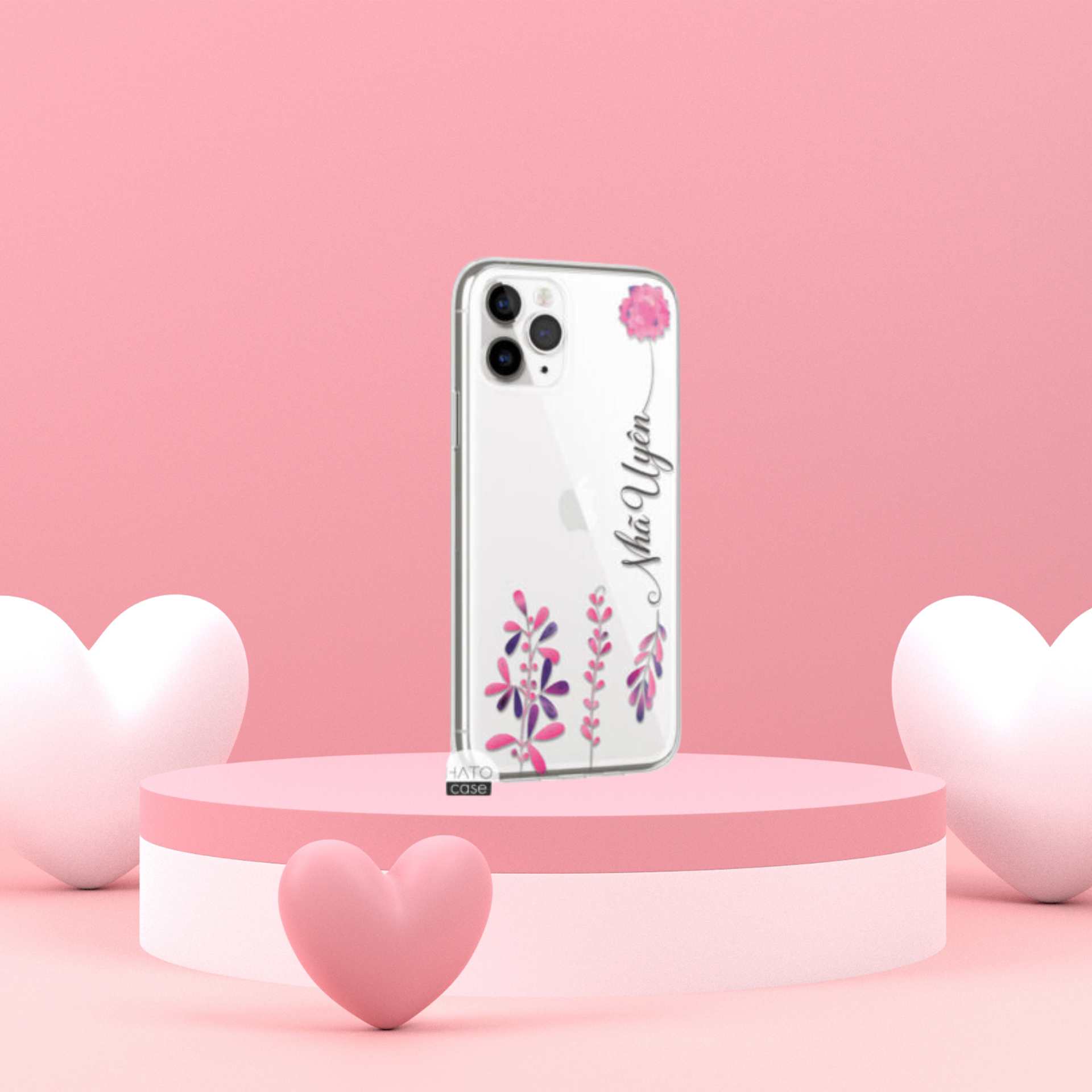 Ốp điện thoại khắc tên