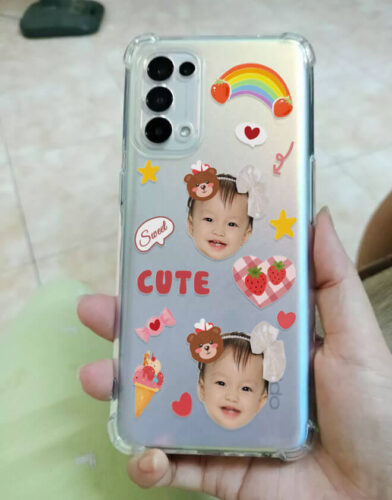 Click to view full screen Baby Sticker Phone Case photo review