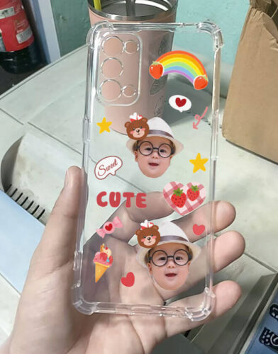 Click to view full screen Baby Sticker Phone Case photo review