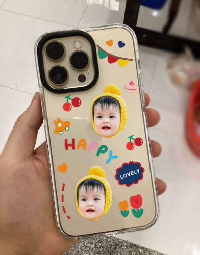Click to view full screen Baby Sticker Phone Case photo review