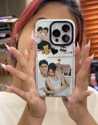 Click to view full screen Couple Sticker Phone Case photo review