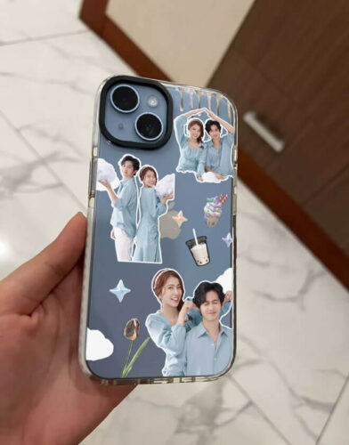 Click to view full screen Couple Sticker Phone Case photo review