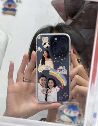 Click to view full screen Couple Sticker Phone Case photo review