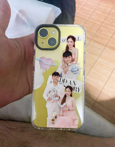 Click to view full screen Couple Sticker Phone Case photo review