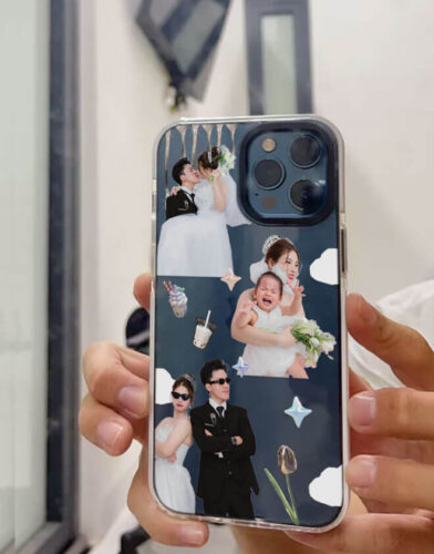 Click to view full screen Couple Sticker Phone Case photo review
