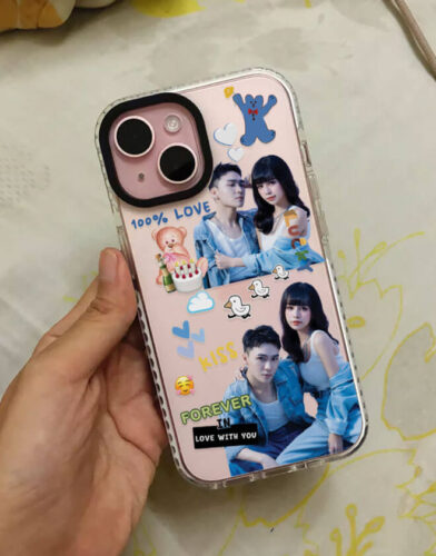 Click to view full screen Couple Sticker Phone Case photo review